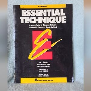Essential Technique Trumpet Book by - Black and Yellow